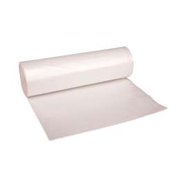 High Density Industrial Can Liners Coreless Rolls, 45 gal, 16 microns, 40 x 48, Natural, 25 Bags/Roll, 10 Rolls/Carton