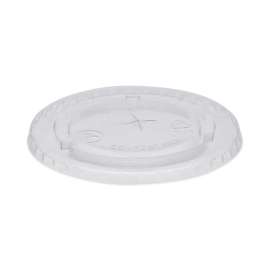 EarthChoice Compostable Cold Cup Lid with Straw Slot for A Cups, Fits 7, 9, 20 oz A Cups, 1,020/Carton