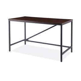 Alera - Industrial Series Modern Walnut Office Desk