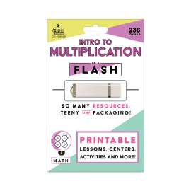 In a Flash USB, Intro to Multiplication, Ages 7-9, 236 Pages