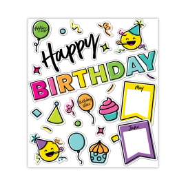 Kind Vibes Mini Bulletin Board Set, Birthday, 56 Pieces