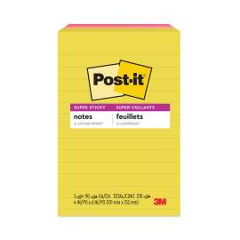 Note Pads in Summer Joy Collection Colors, 4" x 6", Note Ruled, Summer Joy Collection Colors, 90 Sheets/Pad, 3 Pads/Pack