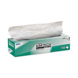 Kimwipes Delicate Task Wipers, 1-Ply, 14.7 x 16.6, White, 144/Box