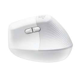 Lift for Business Vertical Ergonomic Mouse, 2.4 GHz Frequency/32 ft Wireless Range, Right Hand Use, Off-White