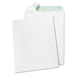 Tech-No-Tear Catalog Envelope, Paper Exterior, #10 1/2, Cheese Blade Flap, Self-Adhesive Closure, 9 x 12, White, 100/Box