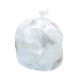 High-Density Waste Can Liners, 16 gal, 12 microns, 24 x 33, Natural, 500/Carton