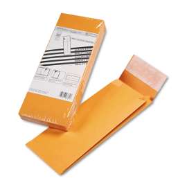 Redi-Strip Kraft Expansion Envelope, #14, Square Flap, Redi-Strip Adhesive Closure, 5 x 11, Brown Kraft, 25/Pack