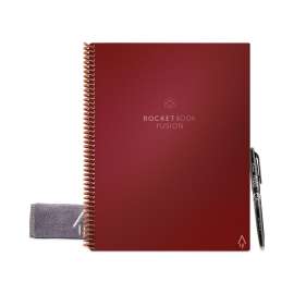 Fusion Smart Notebook, Seven Assorted Page Formats, Scarlet Sky Cover, 11 x 8.5, 21 Sheets