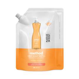 Dish Soap Refill, Clementine Scent, 36 oz Pouch
