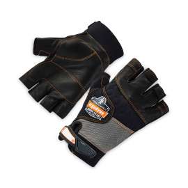 ProFlex 901 Half-Finger Leather Impact Gloves