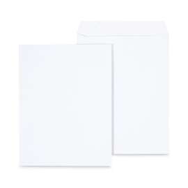 Peel Seal Strip Catalog Envelope, #13 1/2, Square Flap, Self-Adhesive Closure, 10 x 13, White, 100/Box