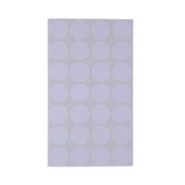 Self-Adhesive Removable Color-Coding Labels, 0.75" dia, White, 28/Sheet, 36 Sheets/Pack