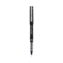 Precise V7 Roller Ball Pen, Stick, Fine 0.7 mm, Black Ink, Black Barrel, Dozen
