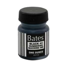 Refill Ink for Numbering Machines, 1 oz Bottle, Black