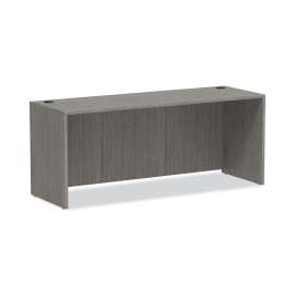 Alera - Valencia Series Gray Straight Front Office Desk Shell