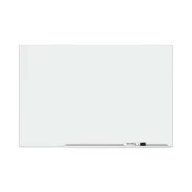 Element Framed Magnetic Glass Dry-Erase Boards, 50 x 28, White Surface, Silver Aluminum Frame