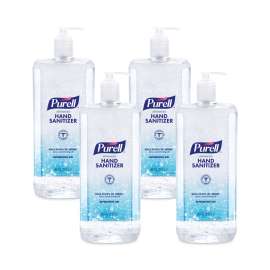 Advanced Refreshing Gel Hand Sanitizer, Clean Scent, 1.5 L Pump Bottle, 4/Carton
