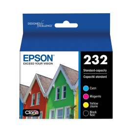 T232120BCS (T222) Claria Ink, 165 Page-Yield, Black/Cyan/Magenta/Yellow