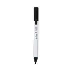 Dry Erase Marker, Tank-Style, Medium Chisel Tip, Black, 4/Pack