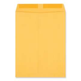 Catalog Envelope, 28 lb Bond Weight Kraft, #12 1/2, Square Flap, Gummed Closure, 9.5 x 12.5, Brown Kraft, 250/Box