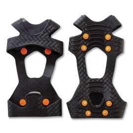 Trex Ice Traction Foot Covers, Large, Rubber, Black