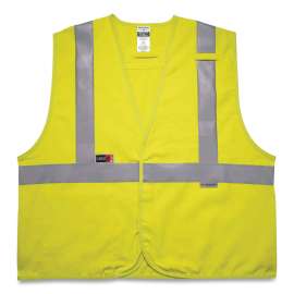 GloWear 8261FRHL Hi-Vis FR Safety Vest - Class 2, Dual Compliant