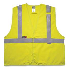 GloWear 8261FRHL Hi-Vis FR Safety Vest - Class 2, Dual Compliant