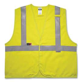 GloWear 8261FRHL Hi-Vis FR Safety Vest - Class 2, Dual Compliant