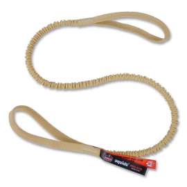 Ergodyne Squids 3120 Cut-Resistant Aramid Tool Lanyard, Dual Loop Ends, 10lbs, Standard, Yellow