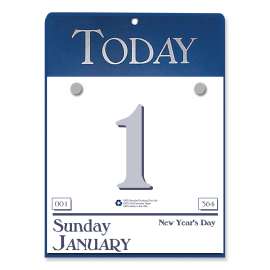 Recycled Today Wall Calendar Refill, 6.5 x 9.13, White/Blue/Gray Sheets, 12-Month (Jan to Dec): 2023