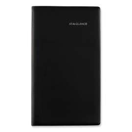DayMinder Academic Weekly Pocket Planner, 6 x 3.5, Black Cover, 12-Month (July to June): 2022 to 2023