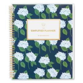 Simplified Planner by Emily Ley: Weekly/Monthly Book, Carolina Dogwood, 11 x 8.5, Multicolor Cover, 12-Month (Jan-Dec): 2023