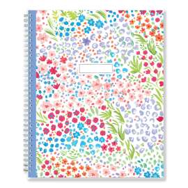 Floral Ditsy Dapply Weekly/Monthly Lesson Planner, Two-Page Weekly Spreads (Nine Classes), 11 x 8.5, 2022 to 2023