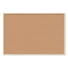 Cork Bulletin Board, 70 x 47, Natural Surface, Birch MDF Frame