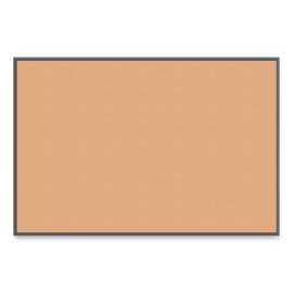 Cork Bulletin Board with Black Aluminum Frame, 70 x 47, Natural Surface