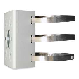 Pole Mount Adapter, 5.4 x 5.0 x 2.5, White