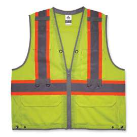 GloWear 8231TV Hi-Vis Tool Tethering Safety Vest - Type R Class 2