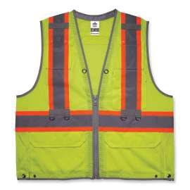 GloWear 8231TV Hi-Vis Tool Tethering Safety Vest - Type R Class 2