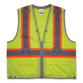 GloWear 8231TV Hi-Vis Tool Tethering Safety Vest - Type R Class 2