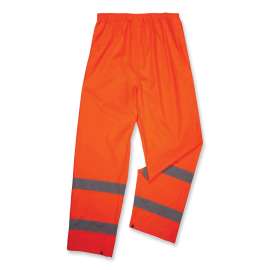 GloWear 8916 Lightweight Hi-Vis Rain Pants - Class E