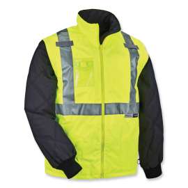 GloWear 8287 Type R Class 2 Hi-Vis Jacket w/ Removable Sleeves