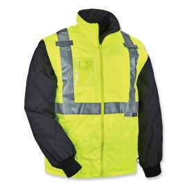 GloWear 8287 Type R Class 2 Hi-Vis Jacket w/ Removable Sleeves