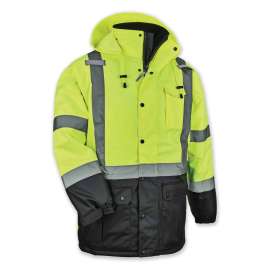 GloWear 8384 Type R Class 3 Hi-Vis Quilted Thermal Parka
