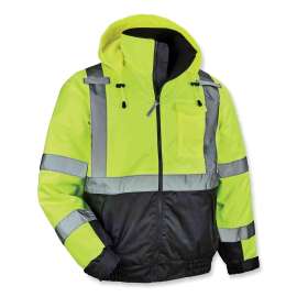 GloWear 8377 Type R Class 3 Hi-Vis Quilted Bomber Jacket