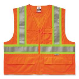 GloWear 8235ZX Type R Class 2 Two-Tone X-Back Vest