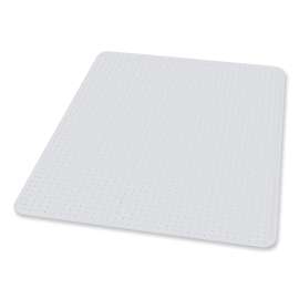 EverLife Chair Mat for Medium Pile Carpet, 48 x 96, Clear, Ships in 4-6 Business Days