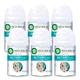 Pet Odor Neutralization Automatic Spray Refill, Fresh Scent, 5.89 oz Aerosol Spray, 6/Carton