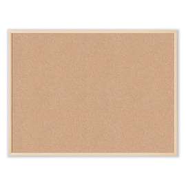 Cork Bulletin Board, 47 x 35, Natural Surface, Birch MDF Frame