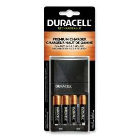 ION SPEED 4000 Hi-Performance Charger, Includes 2 AA and 2 AAA NiMH Batteries