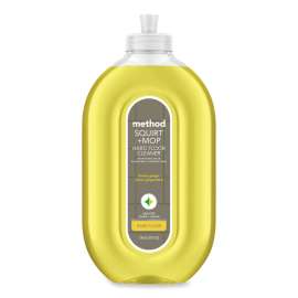 Squirt + Mop Hard Floor Cleaner, 25 oz Spray Bottle, Lemon Ginger, 6/Carton